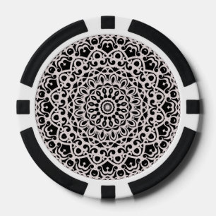 Jetons De Poker Mandala Tribal Chip Poker G385