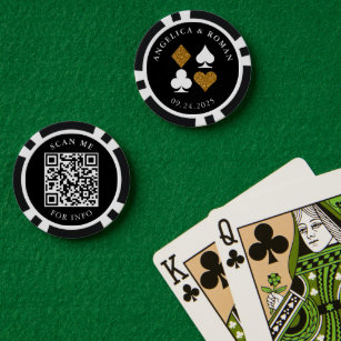 Jetons De Poker Mariage de la combinaison de la carte Parties scin