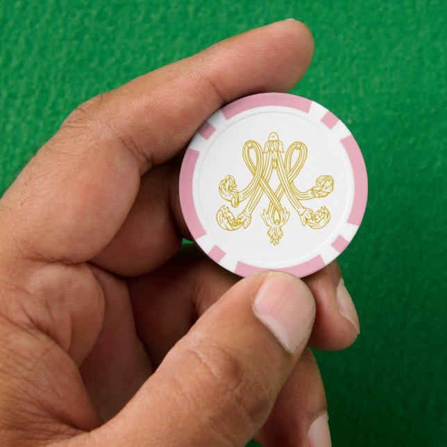 Jetons De Poker Marie Antoinette Monogram (main)