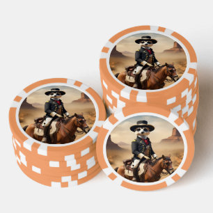 Jetons De Poker Meerkat Sur Un Cheval : Pourrait Être L'Étranger S