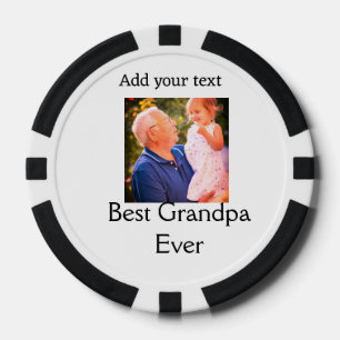 Jetons De Poker Meilleur grand-père jamais grand-père photo cadeau