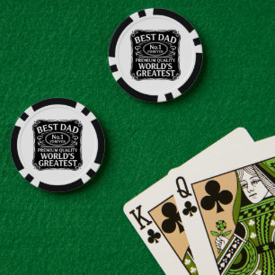 Jetons De Poker Meilleur papa jamais