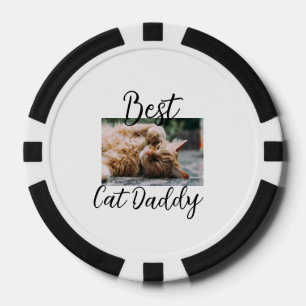 Jetons De Poker Meilleurs parents de chat Papa maman animal famili