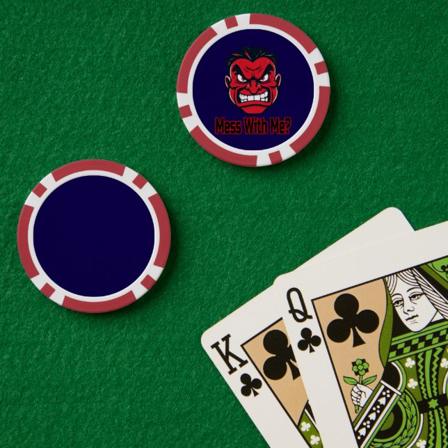 Jetons De Poker Mess With Me (Table de poker (double))