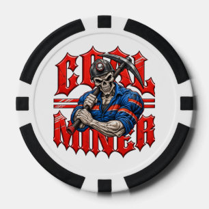 JETONS DE POKER MINEUR DE CHARBON REAPER