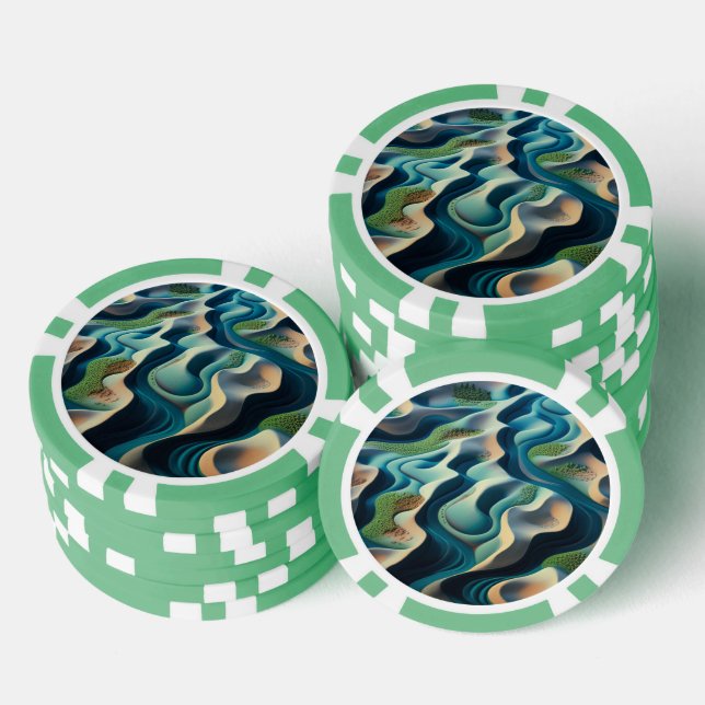 Jetons De Poker Mirage currents (Empiler)