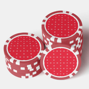 Jetons De Poker Modèle de charme des fêtes de Noël 09 -