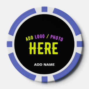 JETONS DE POKER MODERNE ET MODERNE PERSONNALISABLE NOIR VÉRIFIÉ