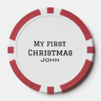 Mon premier Noël ajouter nom masculin hommes texte