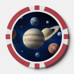 Jetons De Poker Montage d'un système solaire