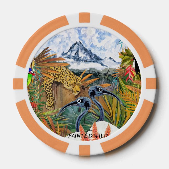 Jetons De Poker Montagne sacrée (Recto)
