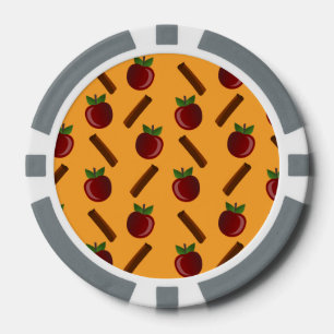 Jetons De Poker Motif Apple Cinnamon