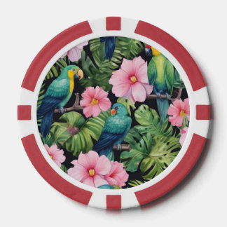 Jetons De Poker Motif Sakura Blossom