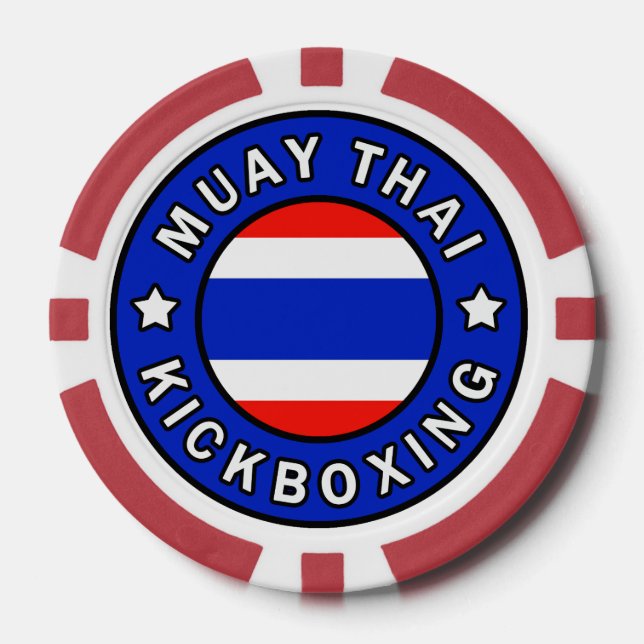 Jetons De Poker Muay Thai (Recto)