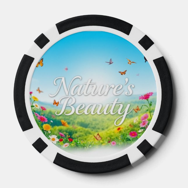 Jetons De Poker Nature’s Beauty (Verso)