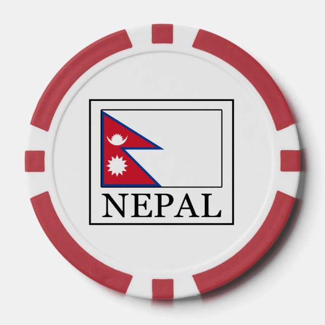 Jetons De Poker Népal (Recto)