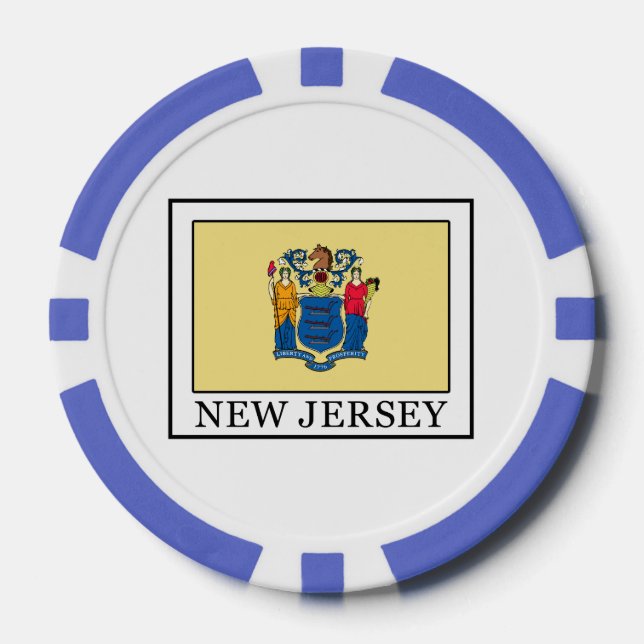 Jetons De Poker New Jersey (Recto)