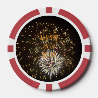 Jetons De Poker New Year Eve Party Decoration / Favor - Fireworks