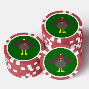 Jetons De Poker Noël mignon Turquie