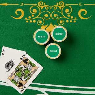 Jetons De Poker Nom et couleurs personnalisés Chips de poker perso
