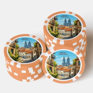 Jetons De Poker Nom personnalisé Braga Portugal