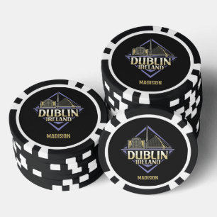 Jetons De Poker Nom personnalisé Dublin Irlande