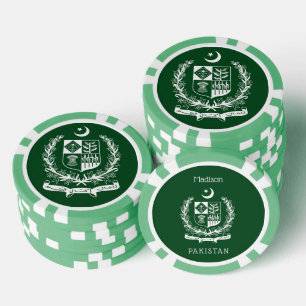 Jetons De Poker Nom personnalisé Pakistan
