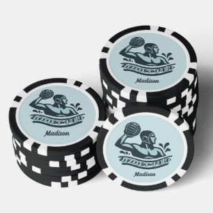 Jetons De Poker Nom personnalisé Water Polo