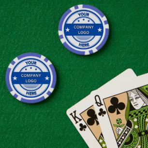 Jetons De Poker NOUVEAUTÉ ! Chips de poker - Bleu - Personnalisé