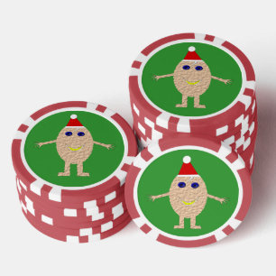 Jetons De Poker Oeuf de Noël amusant