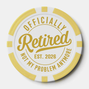Jetons De Poker Officiellement à la retraite 2026 ce n'est plus mo