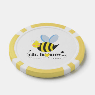 Jetons De Poker Oh Honey Valentines reine Bee caractère avec tiara
