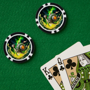 Jetons De Poker Oiseau-limace Steampunk Cosmique – Créature de Rêv