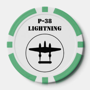 Jetons De Poker P-38 Éclair