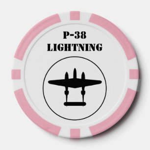 Jetons De Poker P-38 Éclair