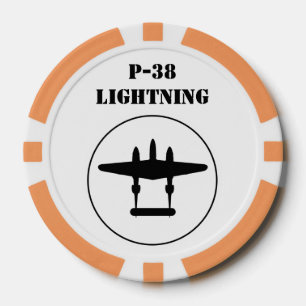 Jetons De Poker P-38 Éclair