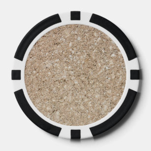 Jetons De Poker Pale Peachy Cement Beige Trottoir