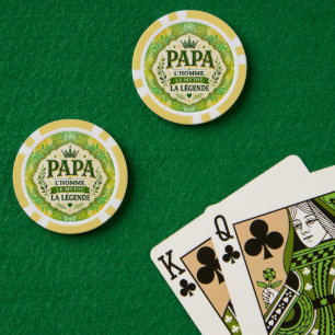 Jetons De Poker Papa, L'Homme, Le Mythe, La Légende