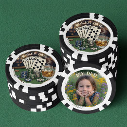 Jetons De Poker Papa Poker Mon Papa Photo Personnalisée