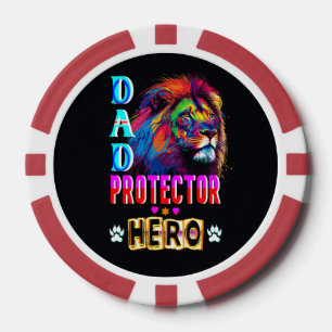 Jetons De Poker Papa Protector Hero