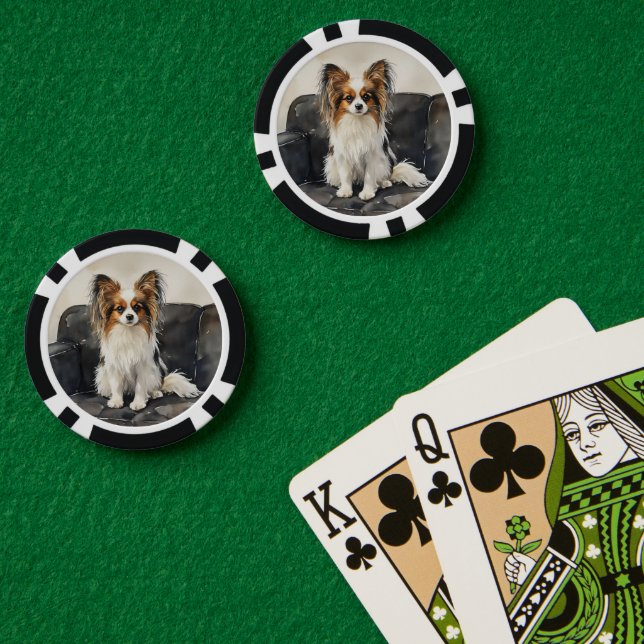 Jetons De Poker Papillion (Table de poker (double))
