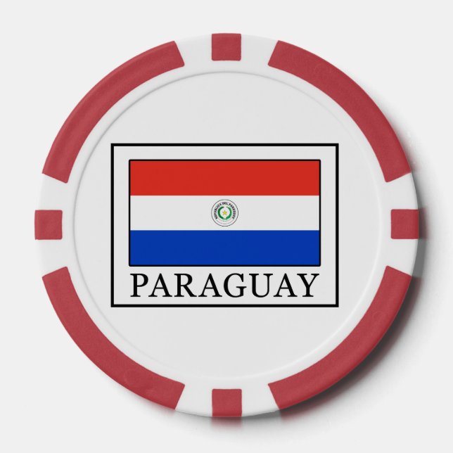 Jetons De Poker Paraguay (Recto)