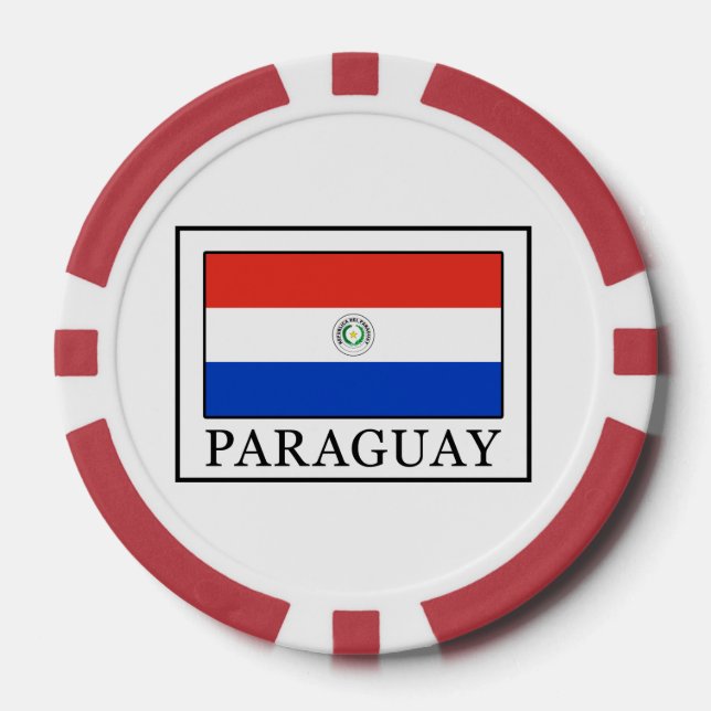 Jetons De Poker Paraguay (Recto)