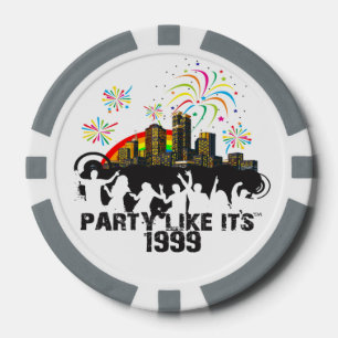 Jetons De Poker Party Like It's 1999® - Chips de poker - Design 15