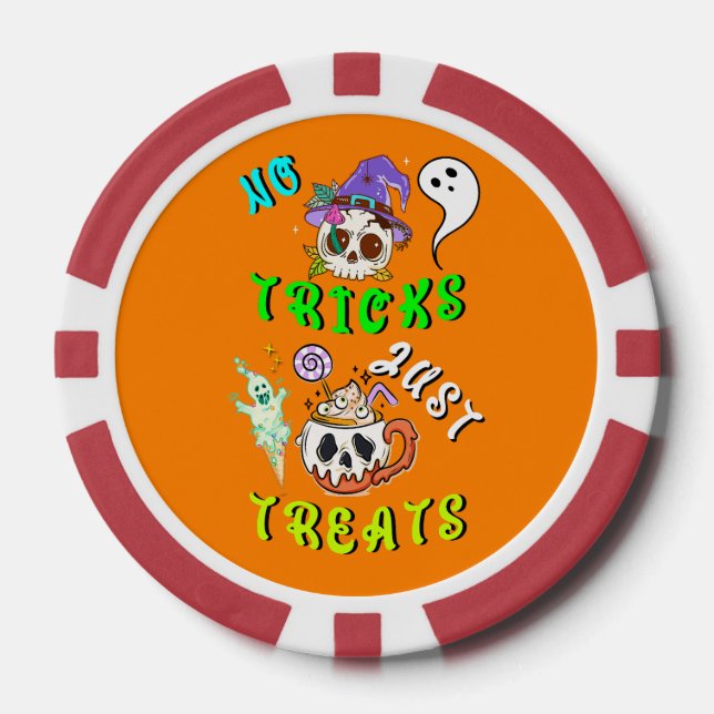 Jetons De Poker Pas De Trucs Il Suffit De Traiter (Recto)
