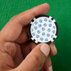 Jetons De Poker Patrouilles de Doodle, Paws de Chien, Paws Bleus