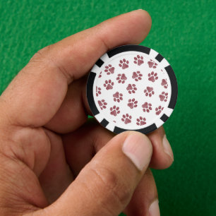 Jetons De Poker Patrouilles de Doodle, Paws de Chien, Paws De Bour