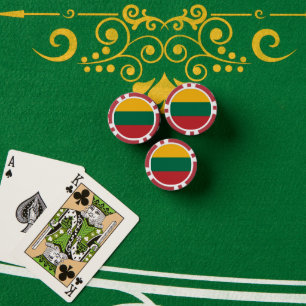 Jetons De Poker pavillon lituanien