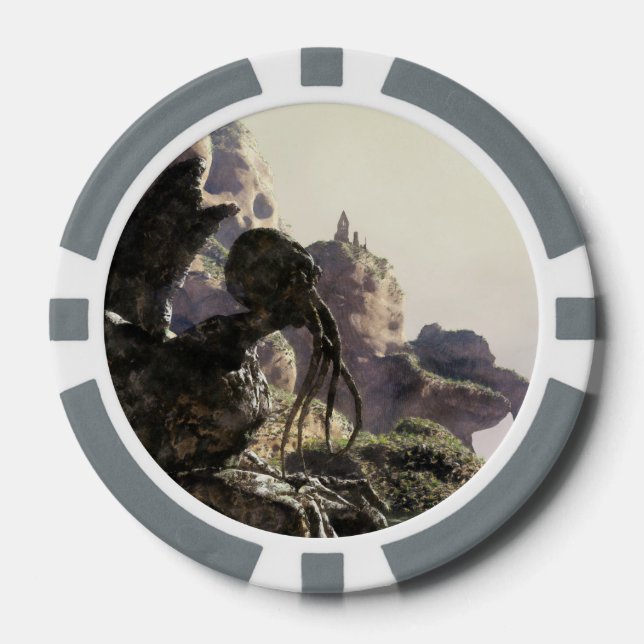 Jetons De Poker Paysage fantastique (Recto)