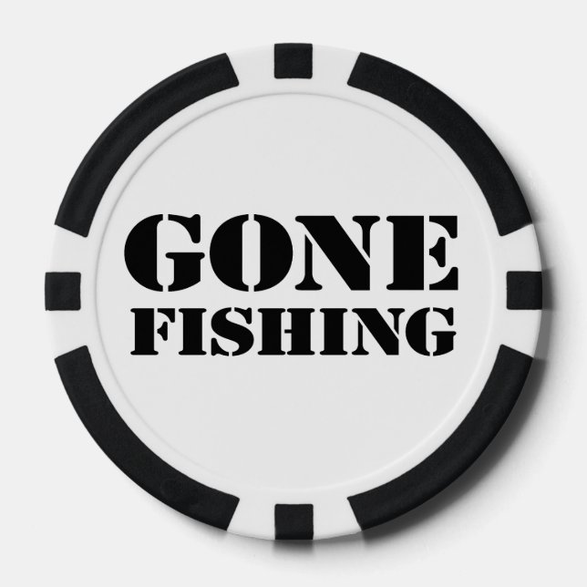 Jetons De Poker Pêche terminée (Recto)